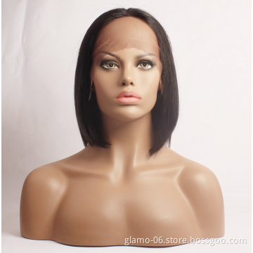 Hot Selling Brazilian/Peruvian Cuticle Aligned Human Hair wigs, Unprocessed Virgin Hair 13*4 Lace Front Wig Vendors For Women